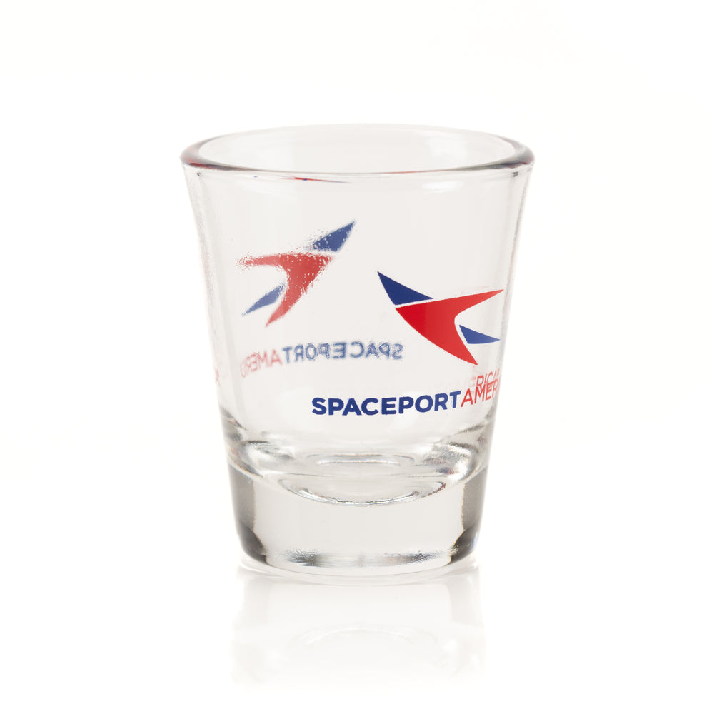 Spaceport America Clear Shot Glass