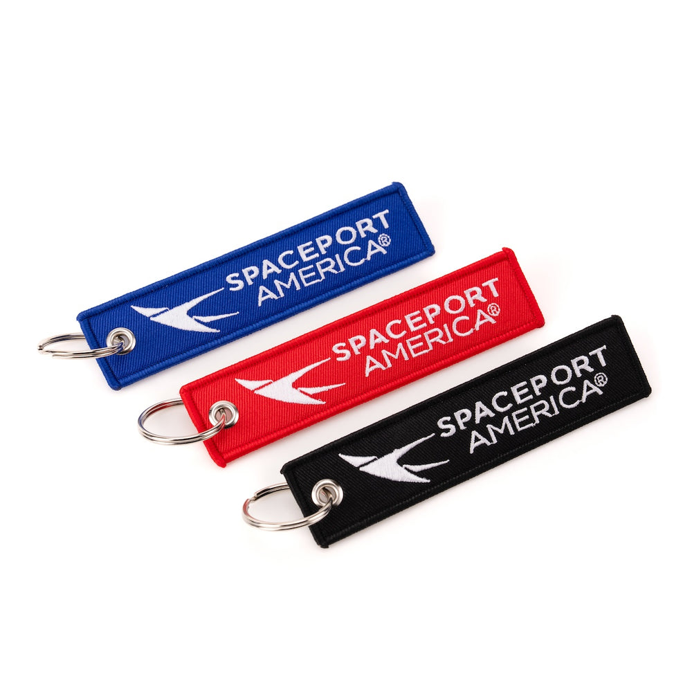 Spaceport America Fabric Key Chain