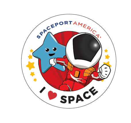 Spaceport America Circle Magnet