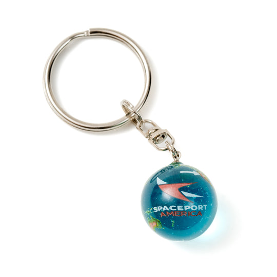 Spaceport America Planet Earth Keychain