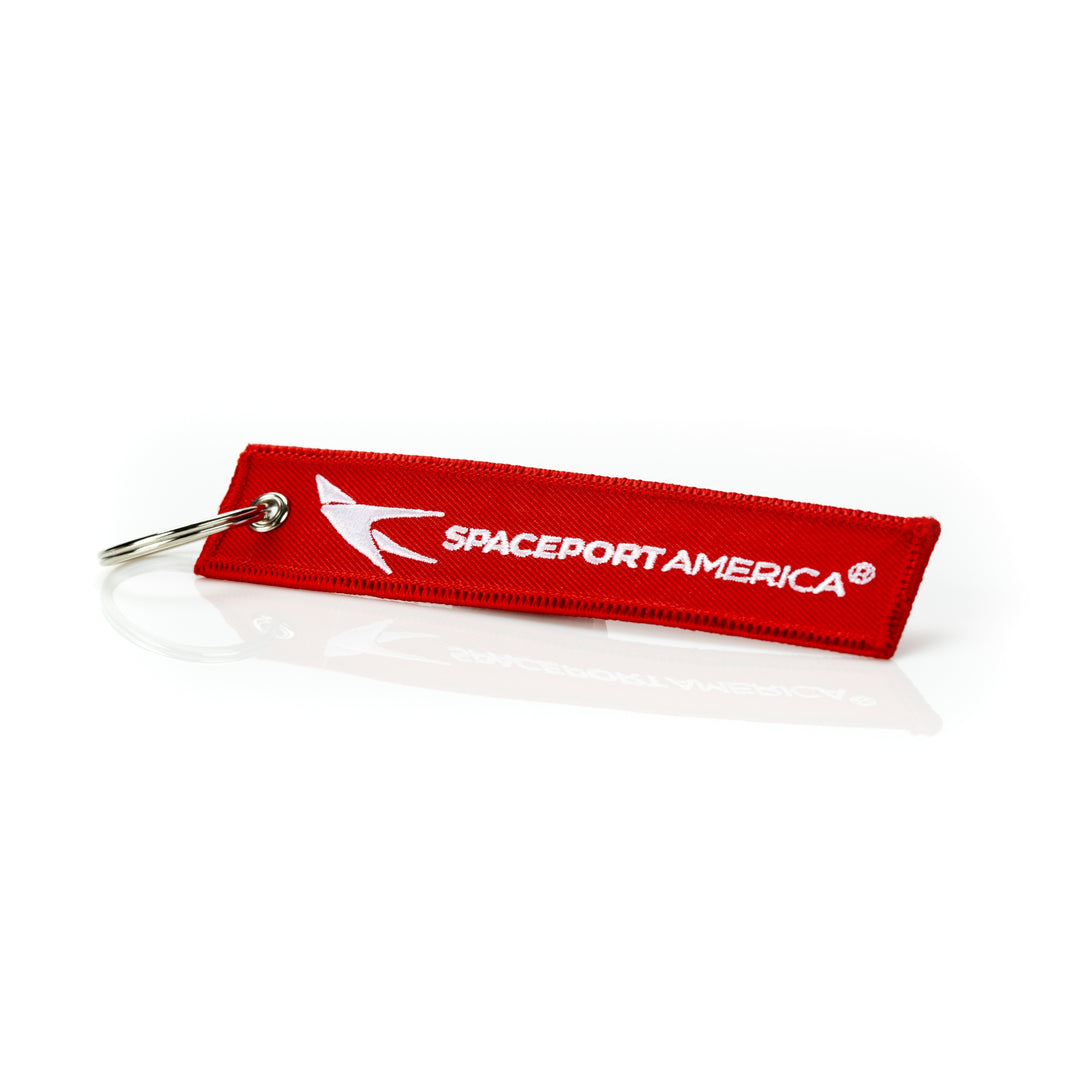 Spaceport America Fabric Key Chain